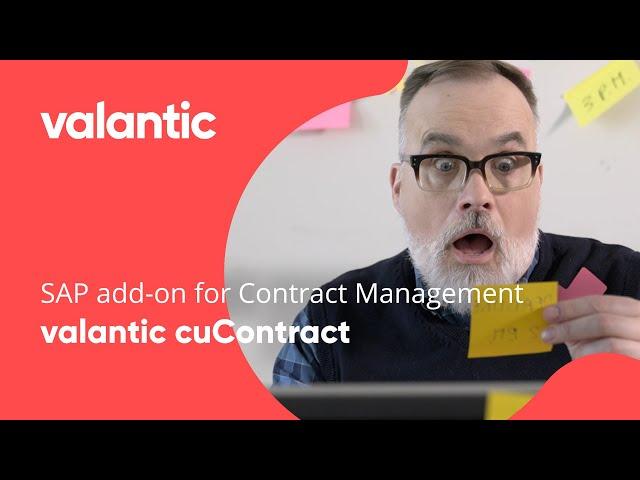 SAP add-on for contract management: valantic cuContract