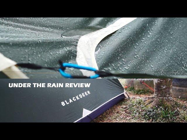 BLACKDEER UPDATE REVIEW I CAMPING UNDER THE RAIN I COOKING KOREAN RICE CAKE