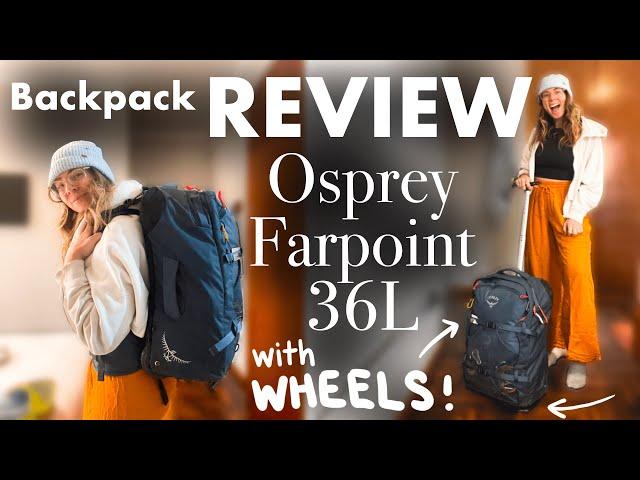 BACKPACK REVIEW AFTER 3 MONTHS - Osprey Fairpoint 36L With WHEELS