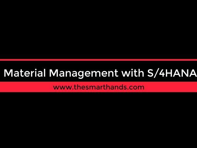 SAP S4 HANA MM Training - S4HANA Overview (Video 2) | SAP S4HANA Sourcing and Procurement