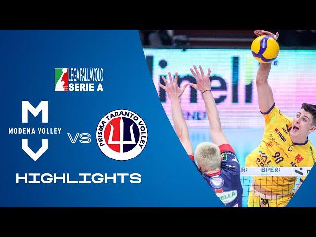 Modena vs. Taranto | Highlights | Superlega | 19a Giornata