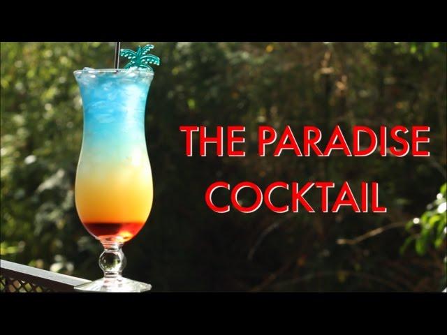 How To Make A Paradise Tropical Layered Cocktail | Drinks Made Easy