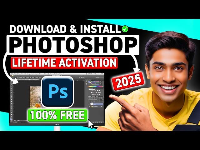 How to Download Adobe Photoshop for FREE on PC & MAC (2025)