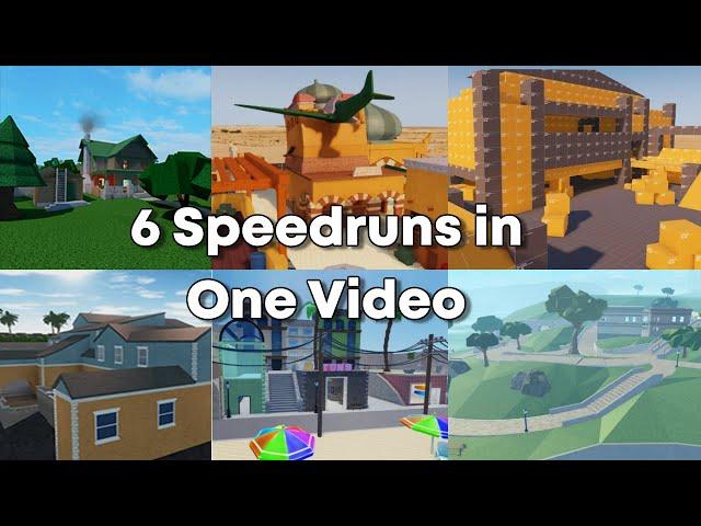6 Speedruns in 1 Video