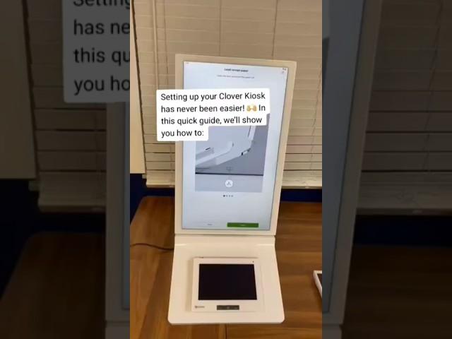 Clover Kiosk: Learn how to Load the receipt paper  ️ Enable LTE connectivity with a SIM card  