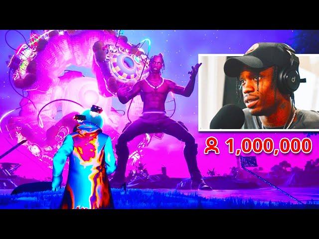 TRAVIS SCOTT Reacts to his FORTNITE LIVE EVENT CONCERT!