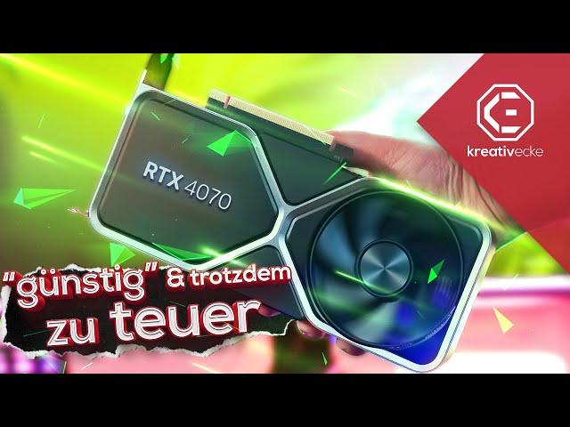 ENDLICH! Die RTX 4070 IST DA, ABER... Sie ist irgendwie "günstiger" und trotzdem zu teuer?!