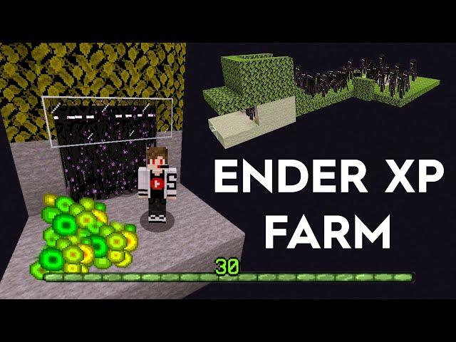 Minecraft Enderman XP Farm - Easy Tutorial and Very Effective - 1.20+