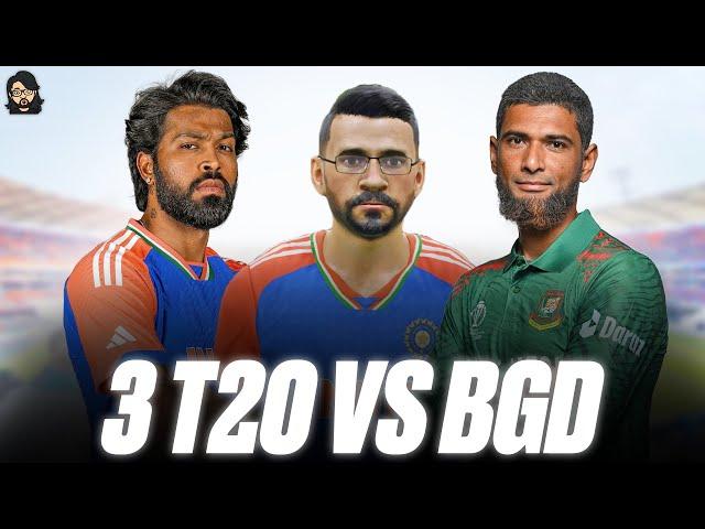 India vs Bangladesh T20 Series 2024  • Career Mode • Cricket 24 • Anmol Juneja