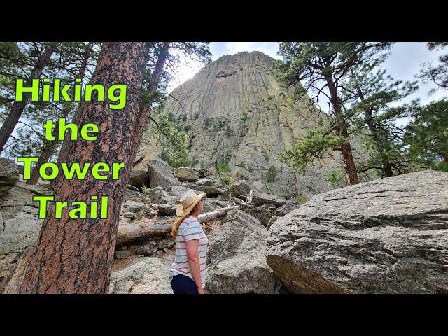 HIKING the TOWER TRAIL at DEVILS TOWER NATIONAL MONUMENT WYOMING