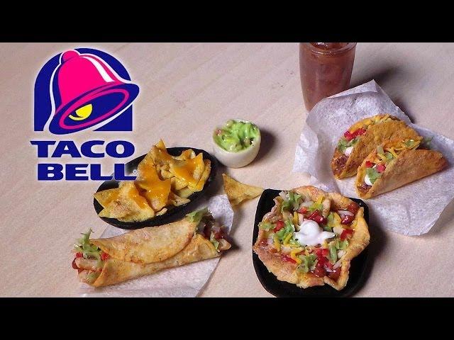 Taco Bell Inspired Miniatures - Polymer Clay Tutorial