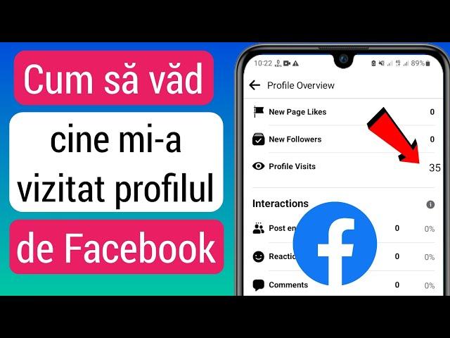 Cum să văd cine mi-a vizualizat profilul Facebook 2023 - Vizite de profil pe Facebook