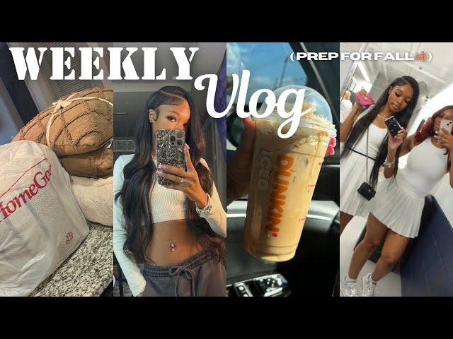 WEEKLY VLOG | prep 4 fall  : apartment makeover, seasonal depression?, football game, n more