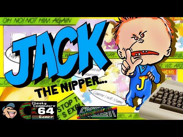 JACK THE NIPPER – Commodore 64 (1986) | Mischievous Toddler's Platform Adventure