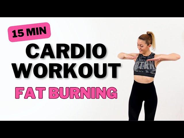 15 Min FAT BURNING CARDIO for WEIGHT LOSSKNEE FRIENDLYNO SQUATS/LUNGESNO JUMPINGNO REPEATS