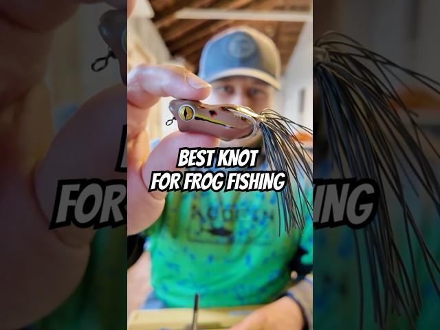 Best Knot for Frog Fishing #fish #fishing #howto #knot #frog #bass #bassfishing #topwater #shorts