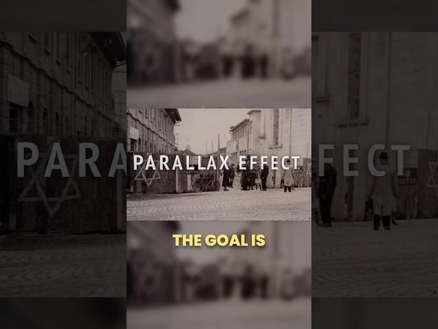 How to create the Parallax Effect used in documentaries #parallax #photography #howto