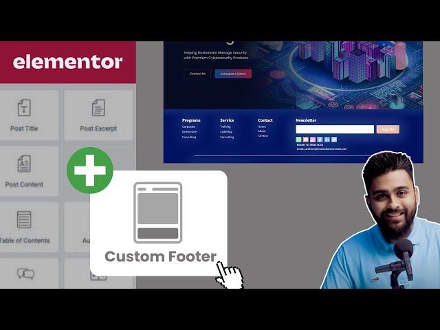 Easily Create Custom Footer in Elementor (2024)