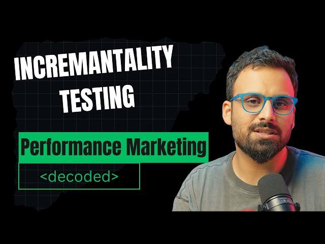 Incrementality Testing in Digital Marketing & testing architecture
