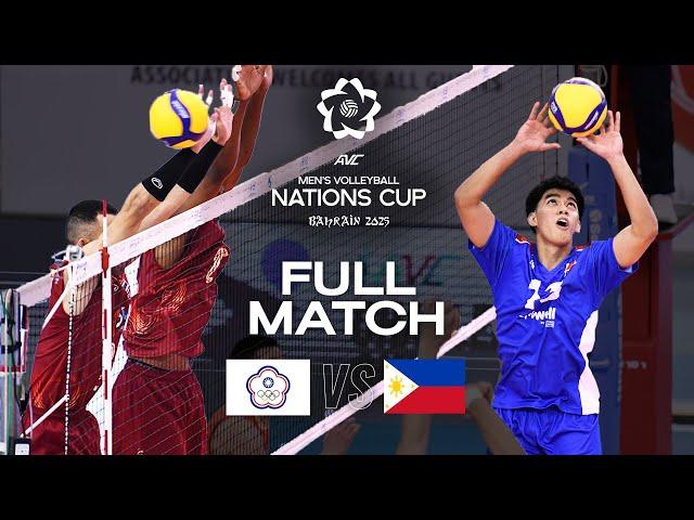 Chinese Taipei vs. Philippines - Pool Play | AVC Men's Nations Cup 2025