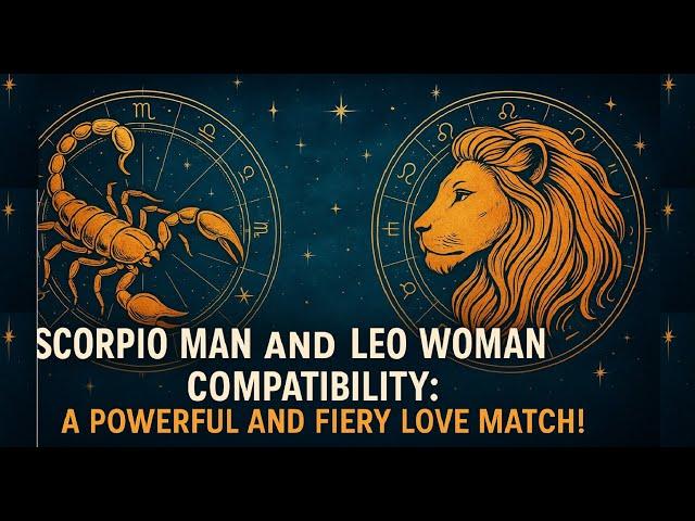 Scorpio Man and Leo Woman Compatibility: A Powerful and Fiery Love Match!