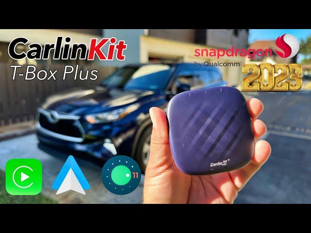 CarlinKit T-Box Plus - Monster Car Dongle of 2023 - Blazing Fast Speed!