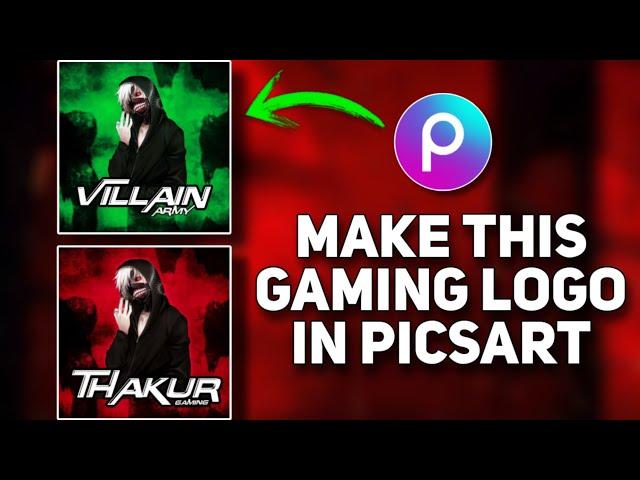 Make This Gaming Logo in PicsArt || Gaming Logo Kiase Banaen