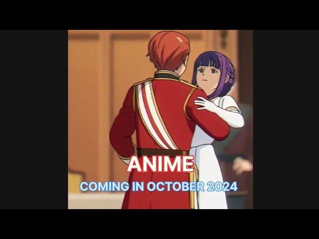 Upcoming anime in October 2024🩵️‍🩹 #anime #animevideos #shorts #shortanime #trending