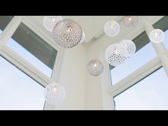 Stairway Brilliance - A Modern Staircase Chandelier, Built and Designed to Shine