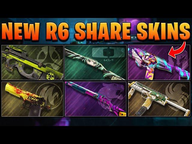 NEW Pro League Skins! R6 Share Scheme Weapon Skin - Rainbow Six Siege