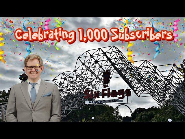 Jerrod Journeys Celebrating 1,000 Subscribers at Six Flags Magic Mountain