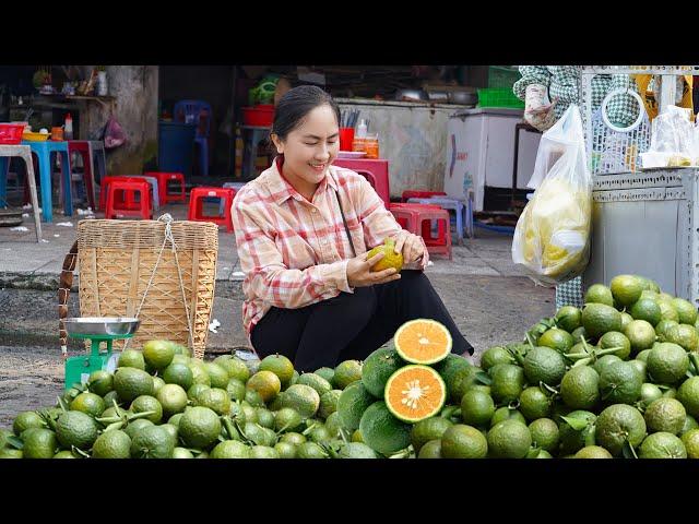 Harvest Orange and bring them to the market sell - cooking | Emma Daily Life