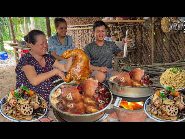 Giò Heo Hầm Thuốc Bắc, Thảo Mộc | Bí Quyết Nấu Ăn Ngon Từ Mẹ Dậy Các Con || cooking secret from mom