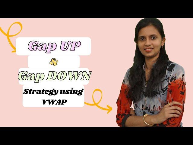Gap up & Gap Down Trading Strategy | VWAP Indicator | Intraday Trading Strategy