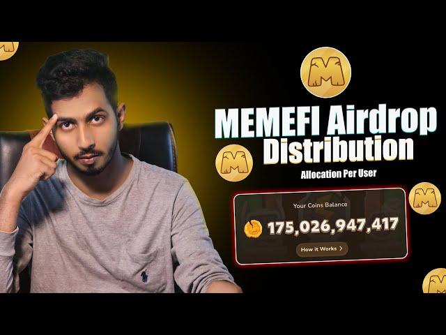 Memefi Airdrop Distribution | Memefi Airdrop Allocation plan | Memefi Update | memefi new update