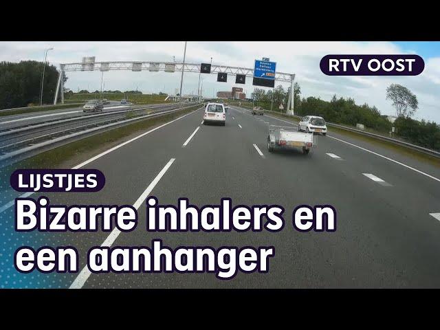 Jaaroverzicht: de 10 meest bizarre wegmisbruikers uit Oost op het Asfalt | RTV Oost