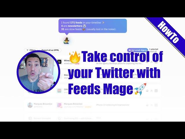 HowTo: Take control of your Twitter with Feeds Mage