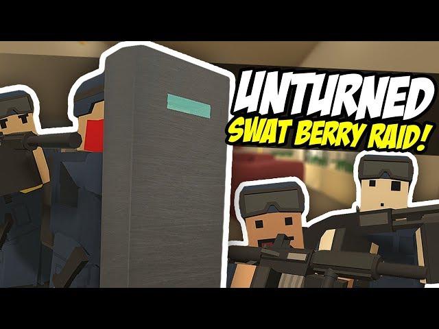 SWAT BERRY RAID - Unturned Roleplay | Riot Shield Tactics!