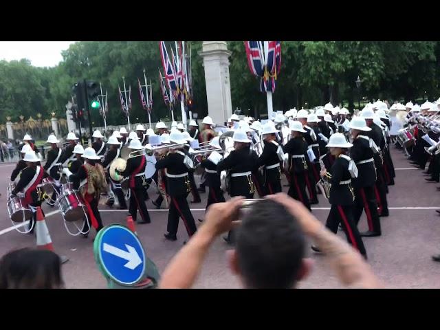 Massed Bands HM Royal Marines Beating Retreat 2018