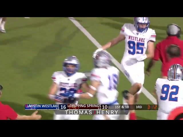 Fumble Recovery | Westlake vs Dripping Springs