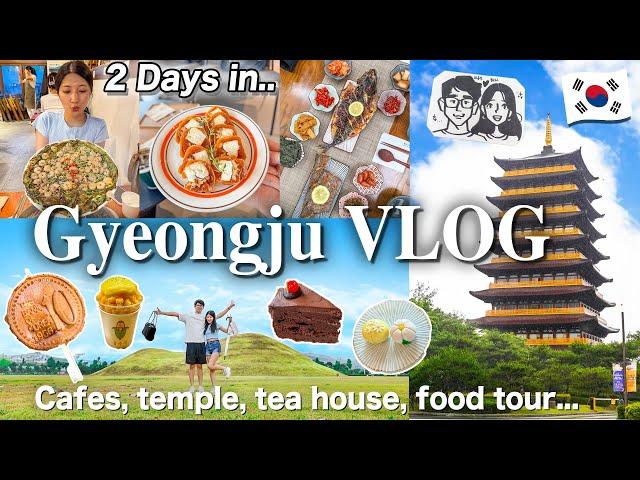 KOREA VLOG 2 days in Gyeongju｜Tombs, Street food, cafe hopping, shopping what to eat in Gyeongju