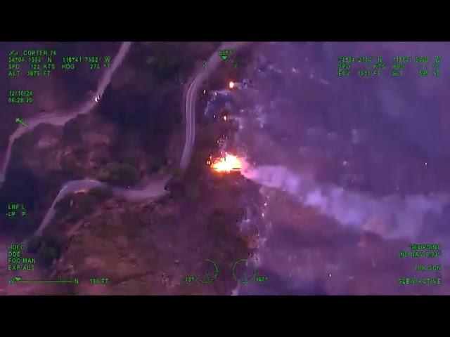 Aerial Footage Shows Massive Wildfires Threatening Homes in Malibu & Pepperdine University Campus