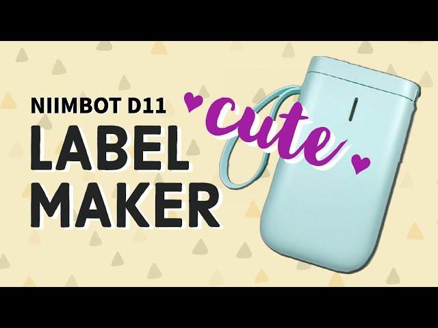 NIIMBOT D11 Label Printer Review Home Organization  Craft Room Art Studio Tool