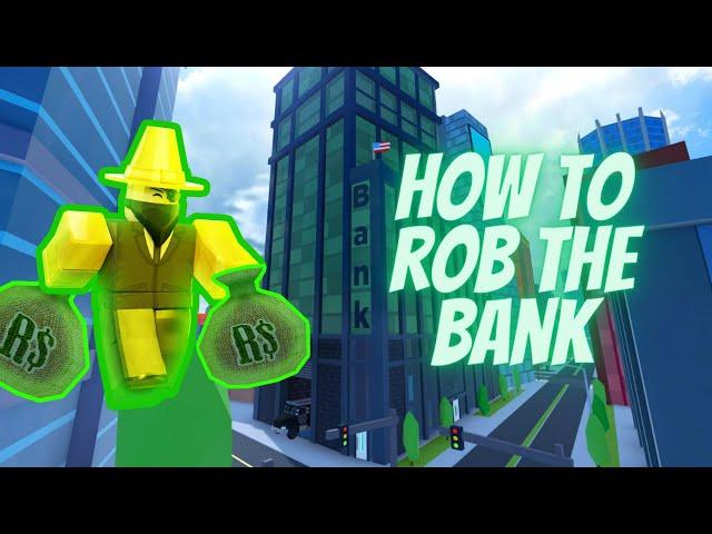 How To ROB The BANK | Roblox Jailbreak