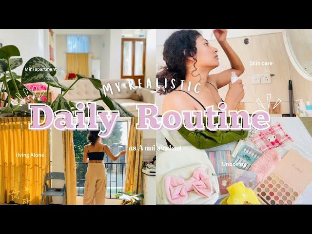 ලස්සන lifestyle එකකට ගැලපෙනම Daily Routine එක | My morning routine  #livingalone #vlog #srilanka