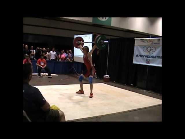 2013 American Record Makers Jonathan Renker 95 kg snatch