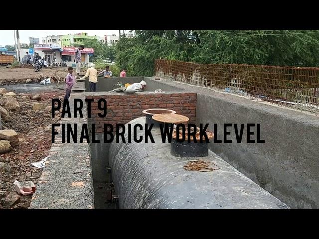 #petrolpump #construction  Part 9 | Final brick work level | petrol pump work | petrol tank | INDIA