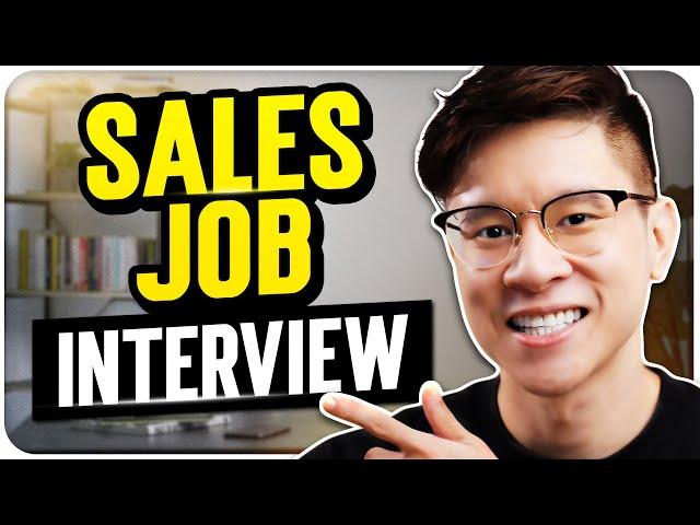 My ULTIMATE Sales Interview Tips - PASS Your Sales Job Interview