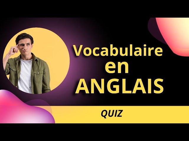 Vocabulaire En Anglais