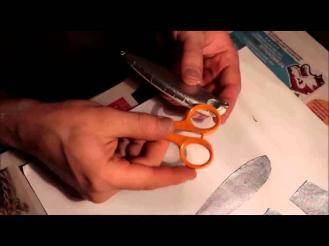 lure making tutorial, how to use foil on homemade lures